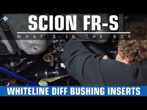 Whiteline Differential Mount Cradle Insert Bushing - Scion FR-S/Subaru BRZ Install/Review