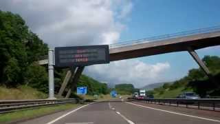 preview picture of video 'Road North From Kinross to A91 Junction For St Andrews Fife Scotland'