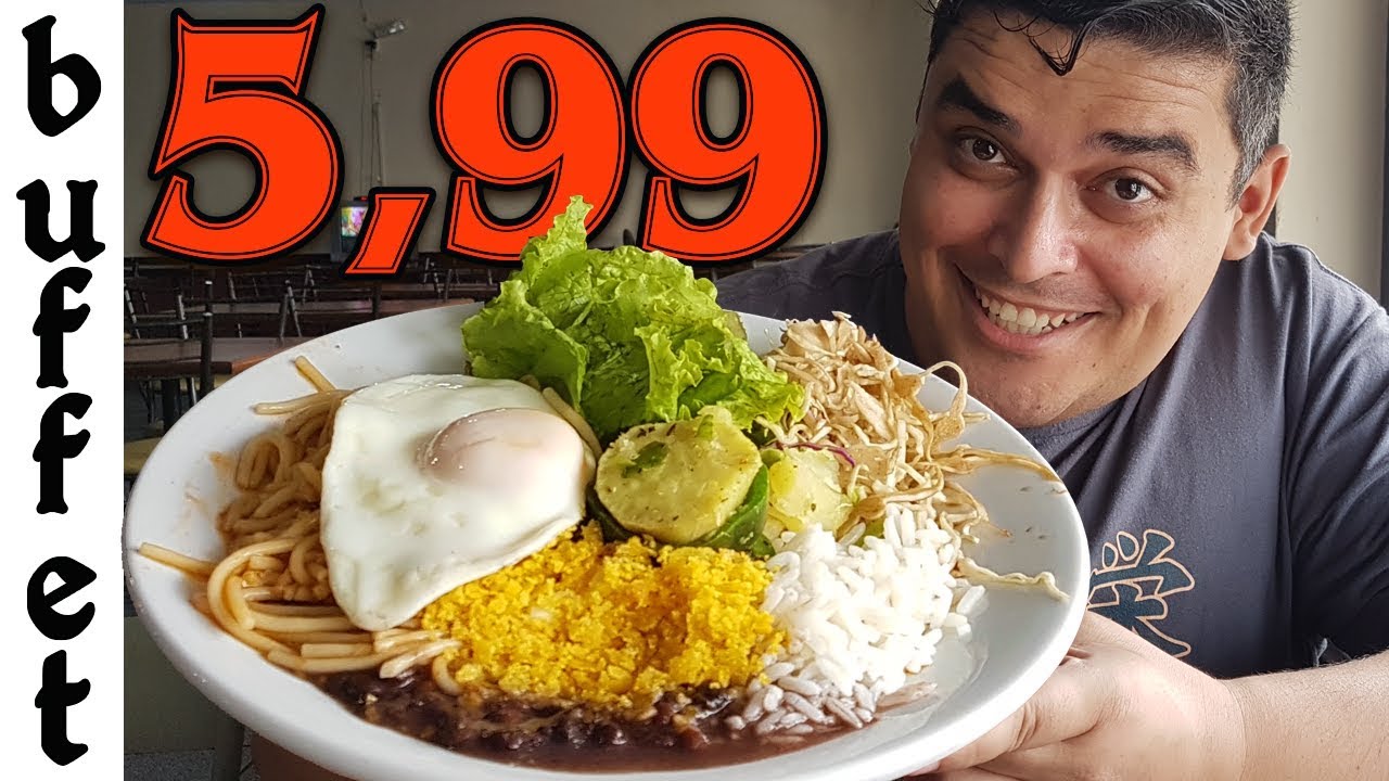 O QUE TEM no BUFFET de R$5,99?