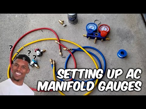 How to Assemble and Setup AC Manifold Gauges - HVAC