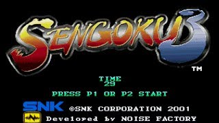 Sengoku 3  - Hack 'N Slash Arcade Beat 'Em Up (Noise Factory/SNK)