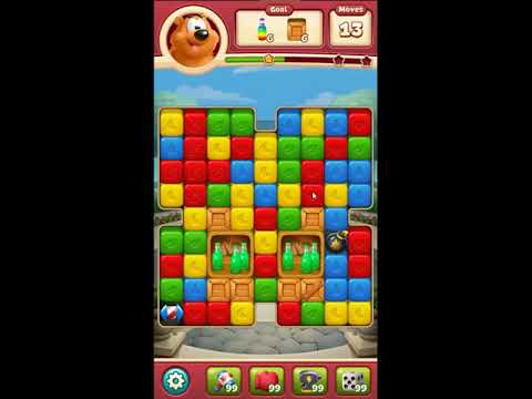 Toon Blast Level 3952 - NO BOOSTERS 🐻🐺🐱 | SKILLGAMING ✔️