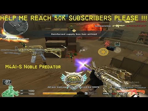 Crossfire West (Đột Kích Bắc Mỹ) 2.0: M4A1-S PREDATOR NOBLE GOLD