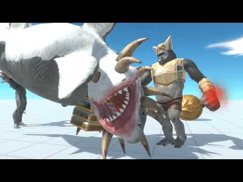 four most popular characters in one size | Ghor hammer vs Scourge vs Achilles vs Megaladon