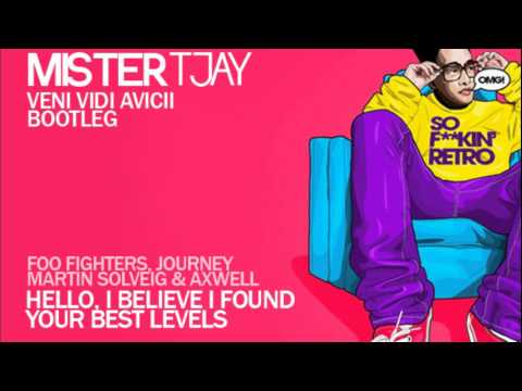 Foo Fighters, Journey, Martin Solveig & Axwell - Levels (Mister Tjay's Veni Vidi Avicii Bootleg)
