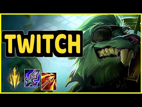 CHALLENGER ADC 10CSPM Gameplay - Twitch vs Xayah | 8/8/15
