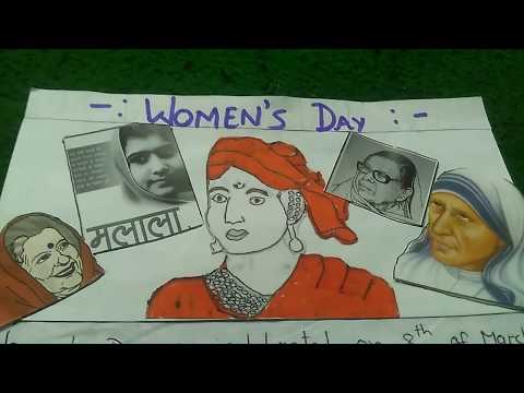 Write a paragraphon"WOMENS'DAY" in easy words. Video