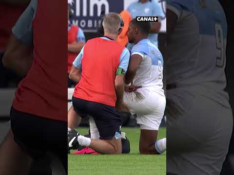 Aïe, le coup dur 🤕 #rugby #sports #top14