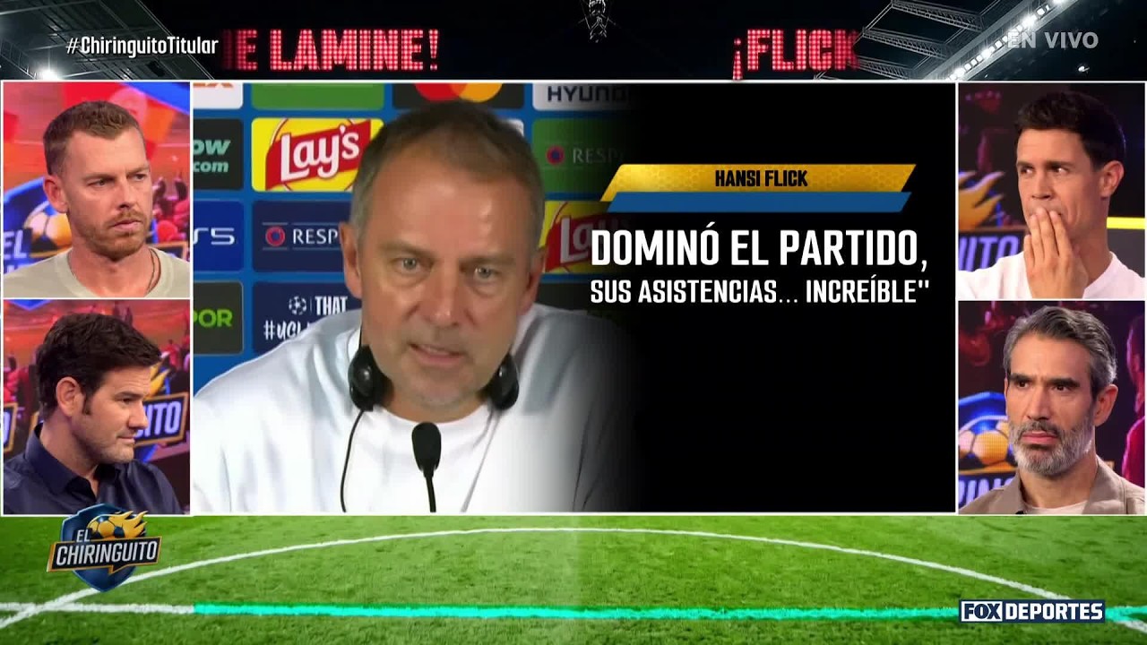 "ENTRENANDO ES IGUAL", Hansi FLICK y sus elogios para LAMINE YAMAL | El Chiringuito
