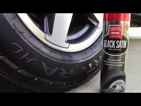 Griot's Garage Black Satin Tire Coating Review