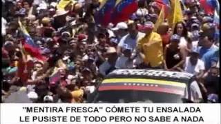 &#39;Mentira Fresca&#39;  Willie Colón a Nicolás Maduro y apoyo a Henrique Capriles Radonski (con letra)