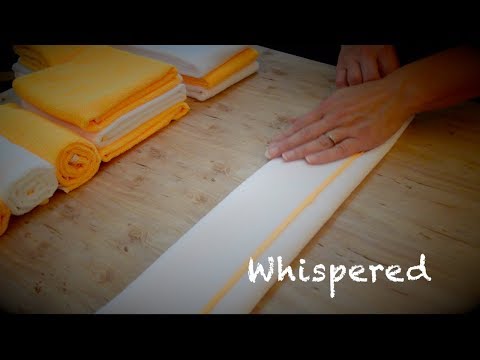 Asmr - Whispered Towel Folding