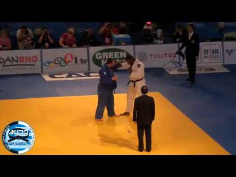 European Judo Championship Vienna 2010 Team +90 GUJEJIANI (GEO)-RINER Teddy (FRA)