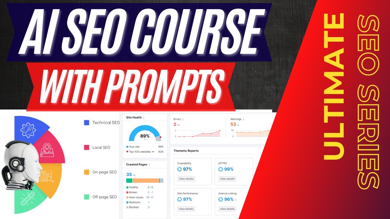 All-In-One AI SEO COURSE (2024) With Prompts | AI For SEO | AI SEO Strategies, Prompts & Tools