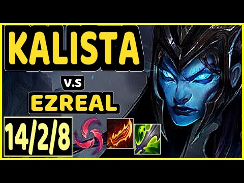 ENVY (KALISTA) vs EZREAL - 14/2/8 KDA BOTTOM ADC CHALLENGER GAMEPLAY - KR