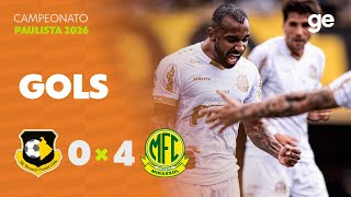 SÃO BERNARDO 0 X 4 MIRASSOL | GOLS | 5ª RODADA | CAMPEONATO PAULISTA 2026 | ge.globo