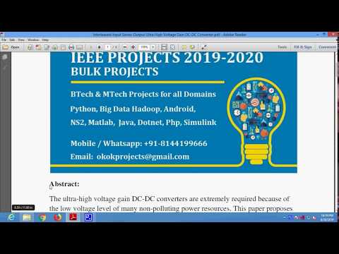 Interleaved Input Series Output Ultra High Voltage Gain DC DC Converter