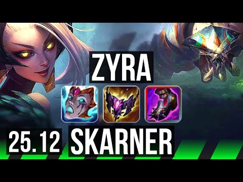 ZYRA vs SKARNER (JGL) | 67k DMG | KR Master | 25.12