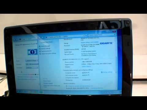 Gigabyte Q2006 Hands On - Netbook with Intel Atom N2800