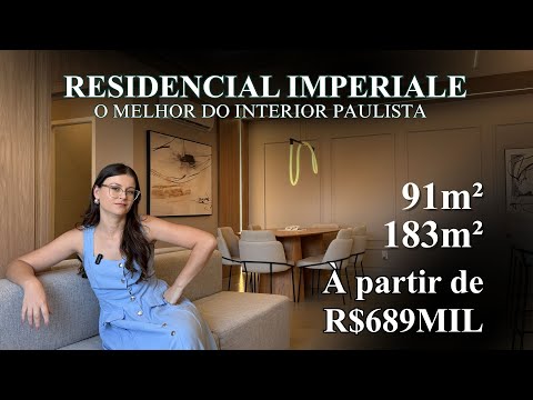 APARTAMENTO NA PLANTA EM SANTA BÁRBARA D’OESTE, SP - 91m² e 183m²