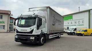 Cami&atilde;o com lona deslizante IVECO 190-280L VIN 821 | Imagem 4 - Autoline