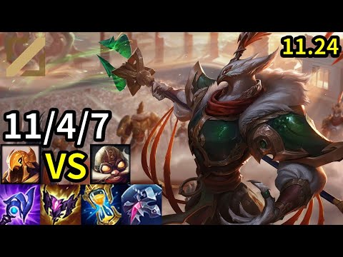 Azir Mid vs Corki - KR Challenger | Patch 11.24