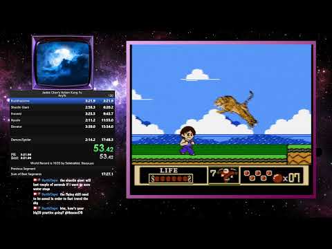 Jackie Chan's Action Kung Fu any% speedrun in 17:49 (almost a PB)