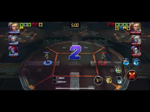 Fighting against amazing knull team in timeline battle-Marvel Future Fight