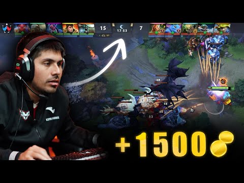 How K1 Hector Farms 1,500 Gold in Less Than 1 Minute! - Dota 2 7.39e Carry Guide