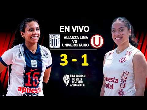 EN VIVO ALIANZA LIMA vs. UNIVERSITARIO(3-1) I POR LA FECHA 8 DE LA LIGA PERUANA DE VOLEY 2025-26