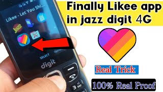 finally Likee app in jazz digit 4g  likee app inst