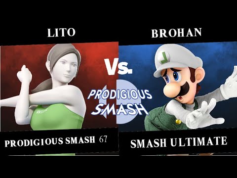 PSR 67  Losers Final  Lito (Wii Fit Trainer,Min Min) vs Brohan (Luigi)