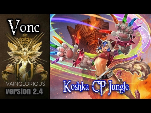 Vonc | Koshka CP Jungle  - Vainglory hero gameplay from a pro player