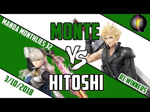 MM32 Singles: SSB Wii U - WR1 - Monte vs Hitoshi