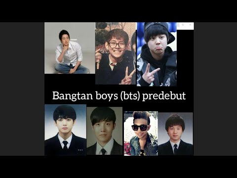 BTS members predebut photos (before audition)