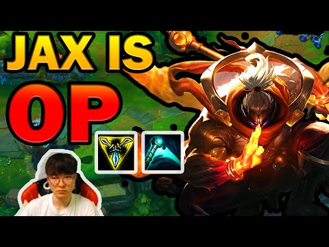 FAKER DESTROYS KOREA WITH JAX | SKT T1 FAKER JAX S9 FULL GAMEPLAY