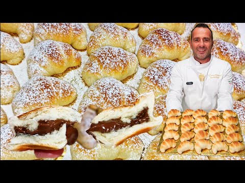 MINI CROISSANT "FUORI ORARIO"-Ideali per le feste sono morbidissimi-fatti totalmente a mano in casa