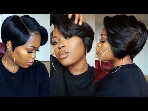 DIY: 27 Piece Lace Frontal Tapered Bob Wig Tutorial