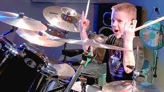 RADAR LOVE (8 year old Drummer) Drum Cover