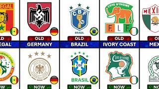 List Old and Now logo of Football National Team