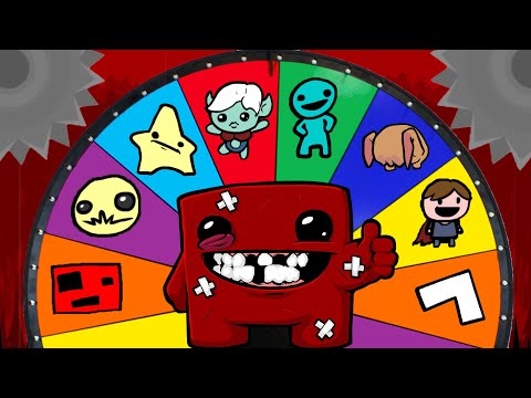 Can you beat Super Meat Boy's Dark World with randomized characters? (1/2)