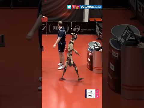 Table Tennis Robot vs Human, Who Wins? | NOT Real | Incredible Wonder Studio Ai  #shorts
