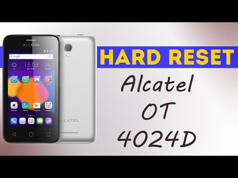 ALCATEL One Touch Pixi First 4024D HARD RESET / Сброс графического ключа