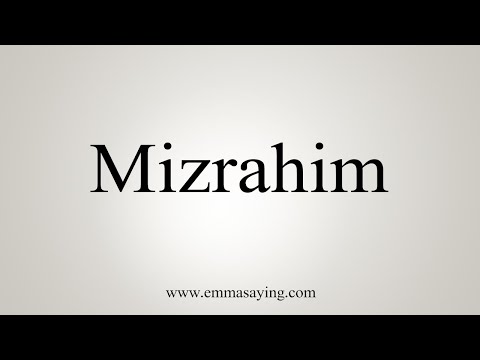 How To Say Mizrahim