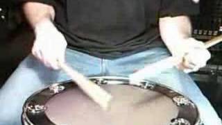 Mario Simon drumming on Practice Pad.