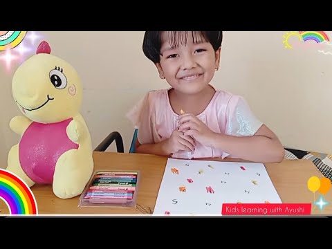 Ayushi’s Colour Activity 🎨 | Fun Learning for Kids | Learn Colours with Ayushi
