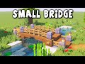How to Build a Small Bridge in Minecraft Tutorial 1.18