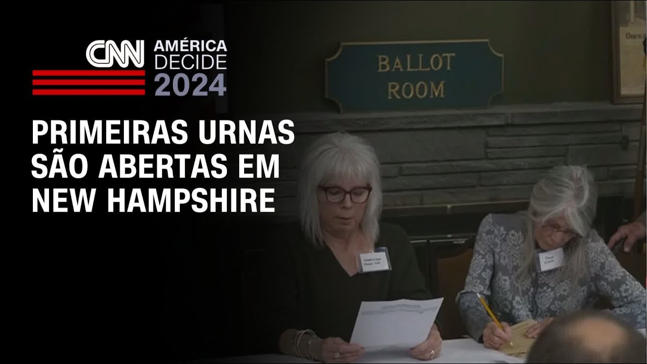 Primeiras urnas são abertas em New Hampshire | AMÉRICA DECIDE