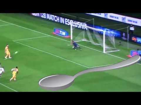 Cucchiaio di Cassano  in Udinese-Parma 4-2