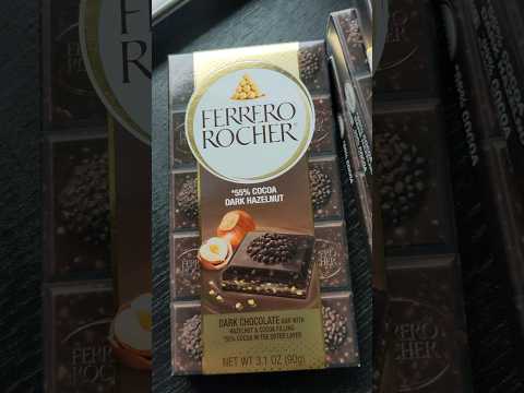 Ferrero Rocher# Dark chocolate with hazelnut and cocoa filling # Healthy